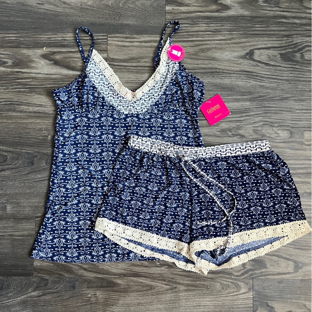 Catherine Malandrino Paisley Print Cami Set